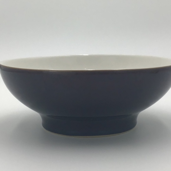 Denby Storm (retired) Stoneware Purple Serving Bowl Dish - Picture 3 of 8
